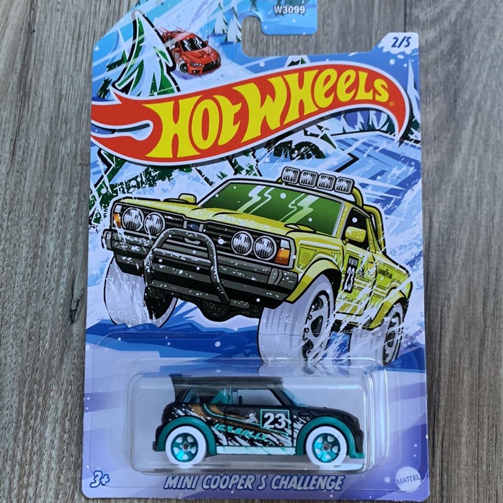 Hot Wheels Car Mini Cooper S Challenge 2/5 Mattel New HW Winter 2023 Hotwheels